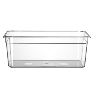 Beholder GN 1/1 polykarbonat, HENDI, Profi Line, GN 1/1, 24L, Transparent, 530x325x(H)200mm