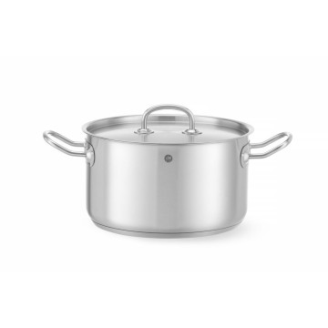 Langkokepanne (medium) – med lokk, HENDI, Kitchen Line, 6L, âŒ€240x(H)135mm