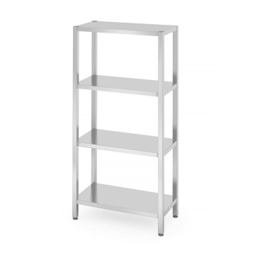 Oppbevaringsstativ med 4 fulle hyller – boltet, HENDI, Kitchen Line, 800x400x(H)1800mm