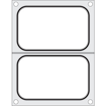 Brettforseglingsmatrise, HENDI, 2x beholder 178x113 mm