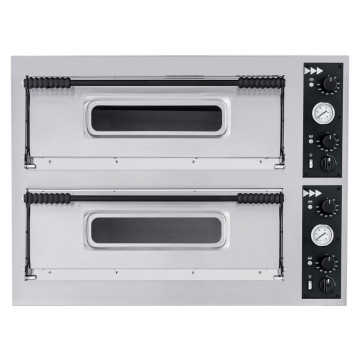 Pizzaovn BASIC XXL 66, HENDI, 2 kammer, 400V/18000W, 1365x968x(H)745mm