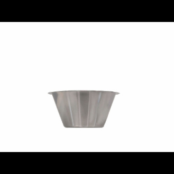 Konisk bolle rfr stål 0.1 ltr.Ø-8cm.