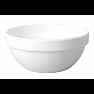 Melamin stablebolle hvit Ø20cm H9.2cm 1.8ltr