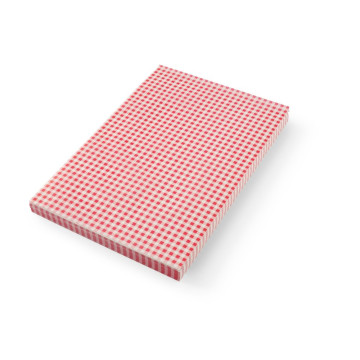 Dekkebrikke av fettfast papir - 500 stk, HENDI, rutemønster, 500 stk., 420x275mm