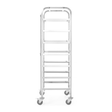 Mobil vogn for oppvaskmaskinkurver - 7 x 500x500 mm, HENDI, 615x560x(H)1710mm