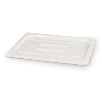 Lokk til GN-beholdere hvit polykarbonat, HENDI, GN 1/1, Hvit, 530x325mm