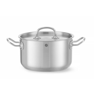Langkokepanne (medium) – med lokk, HENDI, Kitchen Line, 3,5L, âŒ€200x(H)115mm