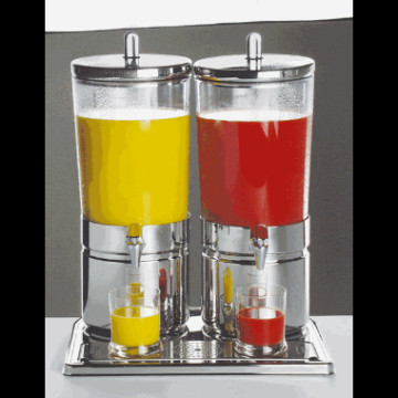 Saftdispenser 2x6ltr. m/kjøle element