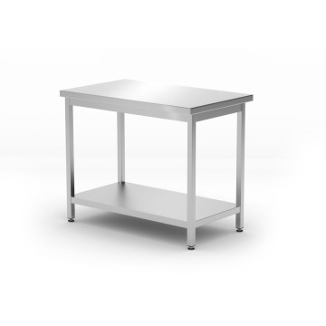 Sentralbord med hylle – boltet, dybde 600 mm, HENDI, Budget Line, 1000x600x(H)850mm