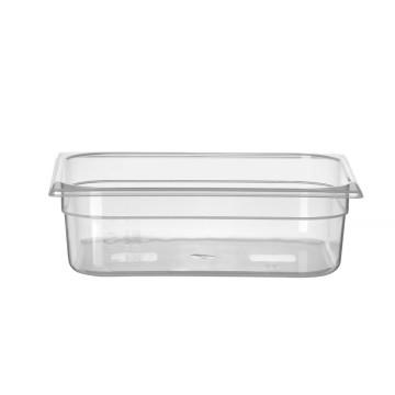 Beholder GN 1/2 polypropylen, HENDI, Profi Line, GN 1/2, 6,5L, Transparent, 325x265x(H)100mm
