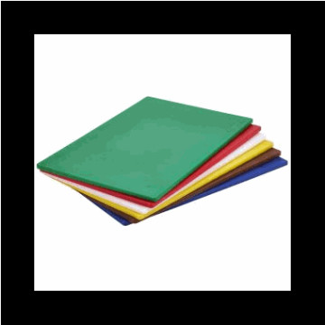 Skjærebrett hvitt PE 45 X 30 x 1.2 cm. plast