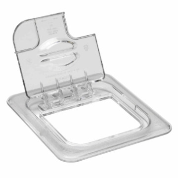 Cambro 1/6 hengslet lokk m/utk/øse