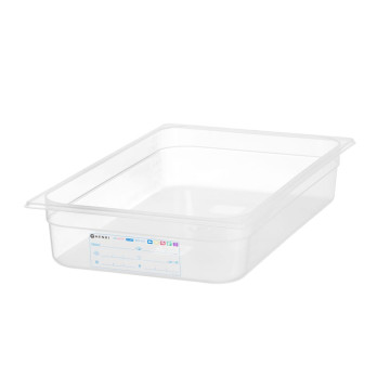 Beholder GN 1/1 HACCP, HENDI, GN 1/1, 12L, Gjennomsiktig, 530x325x(H)100mm