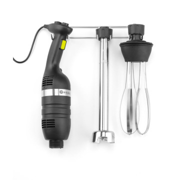 Sett: Stavmikser 350 med variabel hastighet + visp + veggmontert stativ, HENDI, Kitchen Line, Sort, 230V/350W, 110x324x(H)816mm