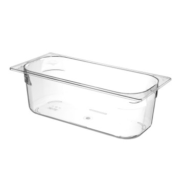 Polykarbonat iskrembeholder, HENDI, 5L, gjennomsiktig, 360x165x(H)120mm