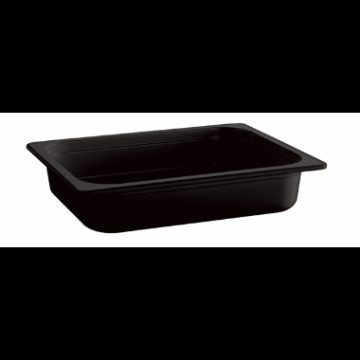 Melamin kantine svart 1/2GN 65mm 3.4ltr
