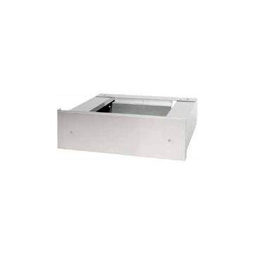SOKKEL, LUKKET H190MM SØLV, FRONT SST, F