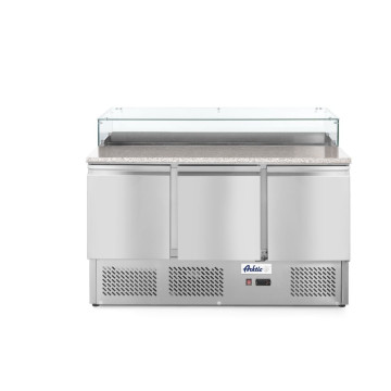 Tredørs pizzadisk 380L, Arktic, 230V/310W, 1378x702x(H)1155mm