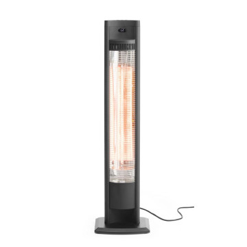 Tornado infrarød strålevarmer, HENDI, svart, 230V/2000W, 210x270x(H)1060mm