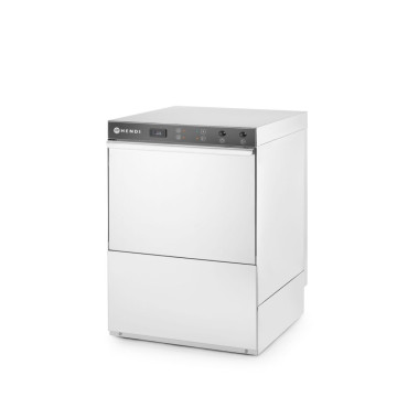 Oppvaskmaskin 50x50 - elektromekanisk styring, HENDI, med avløpspumpe, 400V/6600W, 576x645x(H)837mm