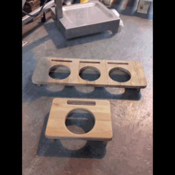 Trestativ for 3 mini kasseroller
