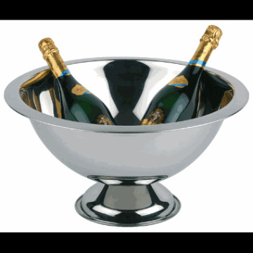 Champagnekjøler. Rustfri 12L Ø45cm