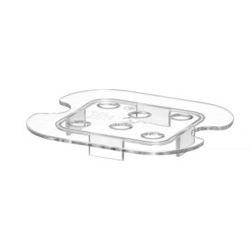 Perforert drypphylle for GN-beholdere polykarbonat, HENDI, Profi Line, GN 1/6, Transparent, 118x106mm