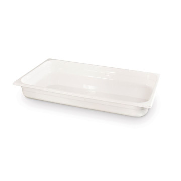 Beholder GN 1/1 hvit polykarbonat, HENDI, GN 1/1, 9L, Hvit, 530x325x(H)65mm