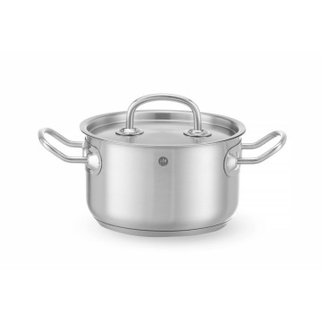 Langkokepanne (medium) – med lokk, HENDI, Kitchen Line, 1,9L, âŒ€160x(H)95mm