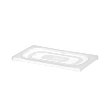 Lokk til GN-beholdere polypropylen, HENDI, GN 1/4, Transparent, 265x162mm