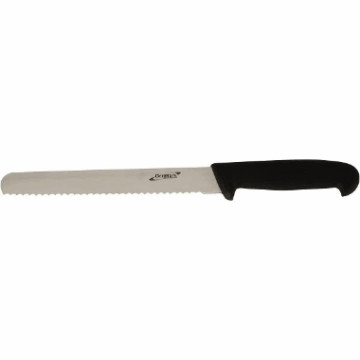 Brødkniv Svart  21cm blad plastskaft