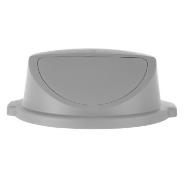 Skyvelokk for rund avfallsbeholder, AmerBox, passer 691038, lys grå, âŒ€580x(H)190mm