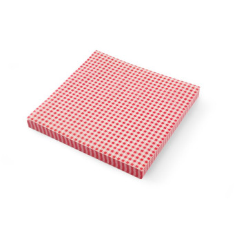 Smørepapir, HENDI, rutemønster, 500 stk., 305x305mm