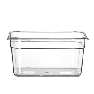 Beholder GN 1/2 polykarbonat, HENDI, Profi Line, GN 1/2, 9,5L, Transparent, 325x265x(H)150mm