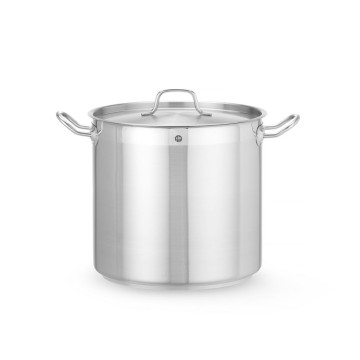 Langkokepanne høy - med lokk, HENDI, Profi Line, 16L, âŒ€280x(H)260mm