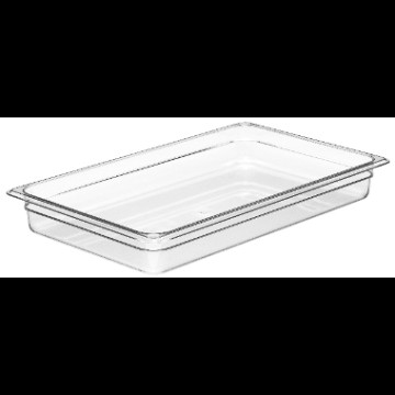 Cambro kantine 1/1-65 mm klar polycarbonat 53x32.5cm
