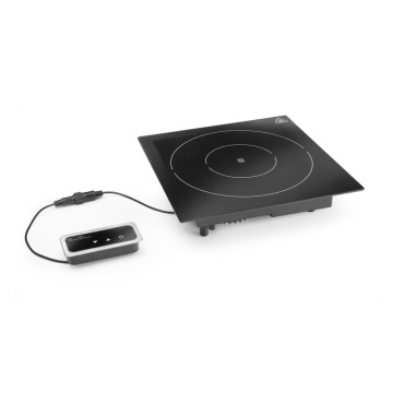 Innebygd induksjonsvarmer, 1000 W, Fine Dine, Sort, 230V/1000W, 350x397x(H)85mm
