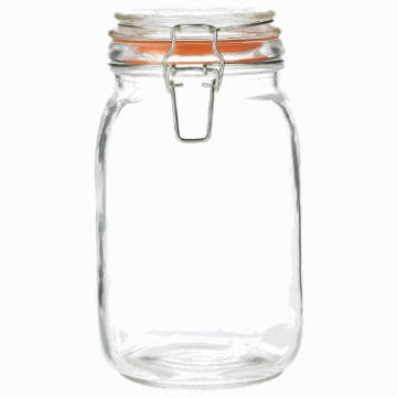 Genware Glass "Norgesgalss" Terrine Jar 1.5L 11x20cm