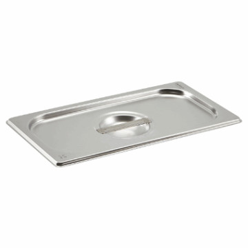 Lokk til 1/3 kantine rfr stål 325x176 mm