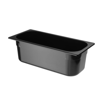 Polykarbonat iskrembeholder, HENDI, 5L, svart, 360x165x(H)120mm
