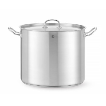 Langkokepanne høy – med lokk, HENDI, Kitchen Line, 21L, Ø-320x(H)270mm