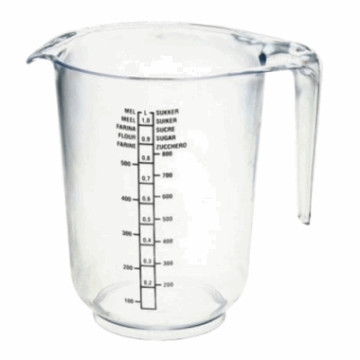 Litermålebeger  0.5 L plast