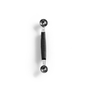 Melon scoop dobbel, HENDI, Ã¸ 22-25 mm, svart, (L)165 mm