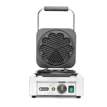 Vaffeljern 'Heart', HENDI, 230V/2200W, 330x543x(H)251mm