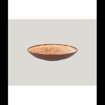 Woodart Tallerken dyp coupe 26cm "tømmerbrun"