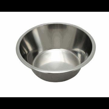 Vaskevannsfat 6 ltr. 304 rfr stål 34x12cm (lav bolle)