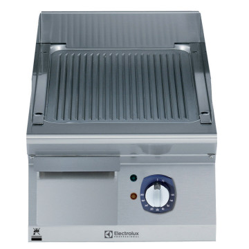 EL FLATGRILL, RIFLET MATT KROM TOPP 400MM