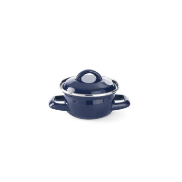 Suppe og saus panne - med lokk, HENDI, blå, 0,6L, blå, âŒ€120x(H)95mm