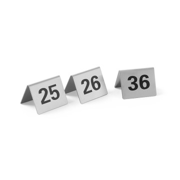 Bordstativnummer, HENDI, tall 25-36, 50x35x(H)40mm