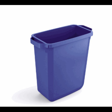 Avfallsbeholder 60ltr blå 59x28x høyde 60cm